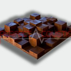 3D Cubic akoestische diffusers