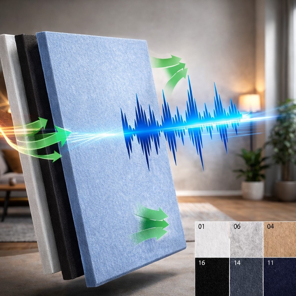 Bilnora Extra Dichte geluiddempende panelen wand - 120x60x1,2cm