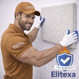 Elitexa extra-dichte geluidsabsorberende schuimpanelen