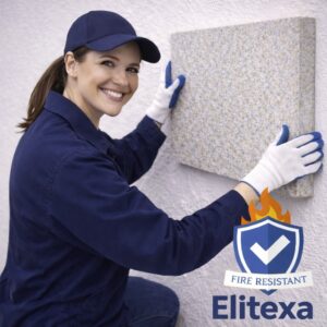 Elitexa zelfklevend brandwerend en geluidsabsorberend paneel