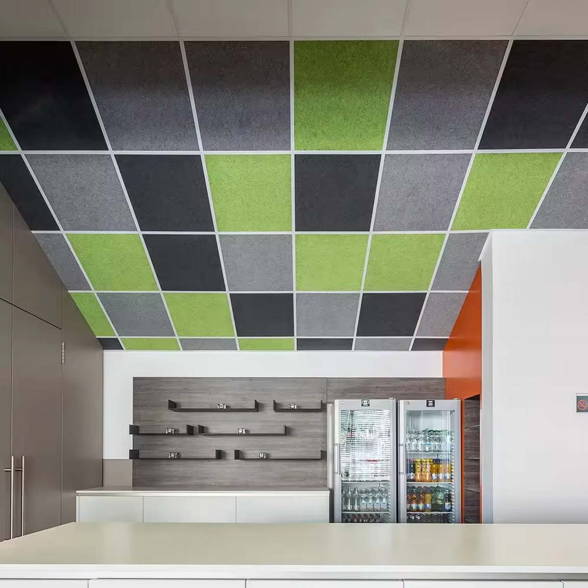 Bilnora Extra Dichte Horizontale akoestische plafondpanelen 120x60x2,5cm - Afbeelding 3