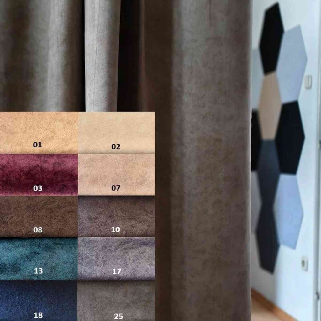 Ditto Velvet akoestische roomdivider – vooraanzicht