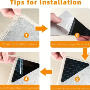 driehoekige antislip-plakstrip van 10,5x7,5x7,5 cm