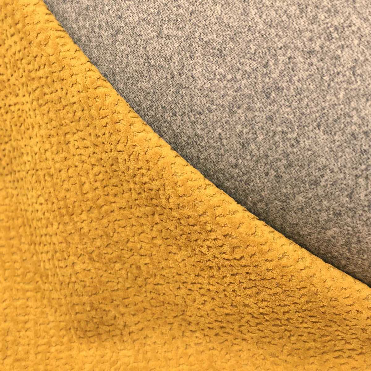 Jaguar warmte-isolerend gordijn kleur 11 Inca Gold – materiaaldetail
