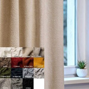 Jaguar warmte-isolerend gordijn kleur 5 Beige – vooraanzicht