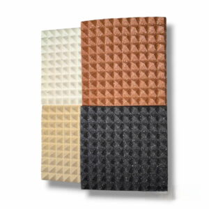 piramidevormige extra dichte akoestische spons 140kgm3 in verschillende kleuren