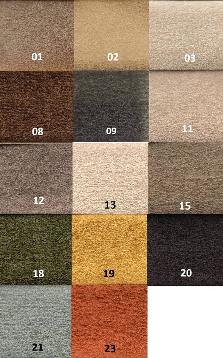 softy - geluidsisolerende stof in verschillende kleuren. Deze afbeelding is een illustratie.